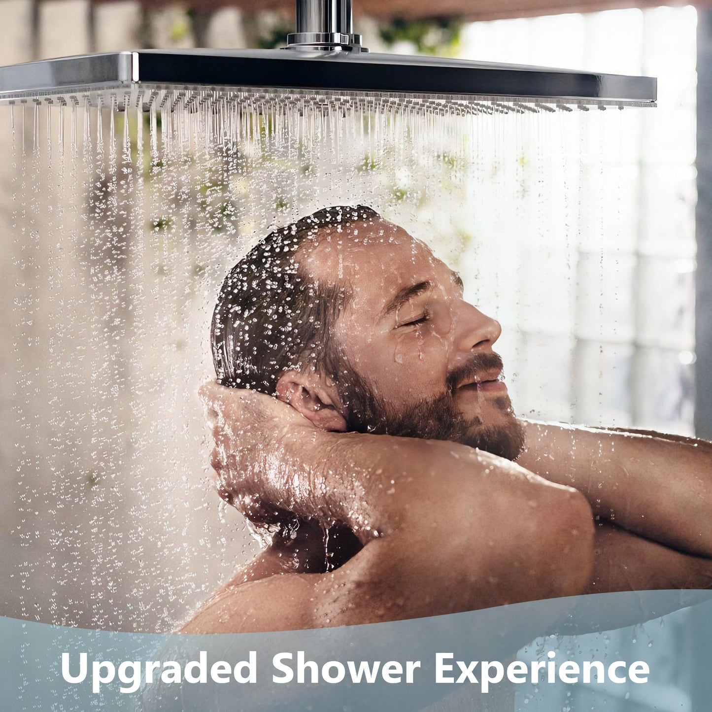 Vaparinckl Shower Curtain Liner, PEVA Waterproof Bathroom Accessories with 6 Magnets, Lightweight & Durable, 72"x72", Clear