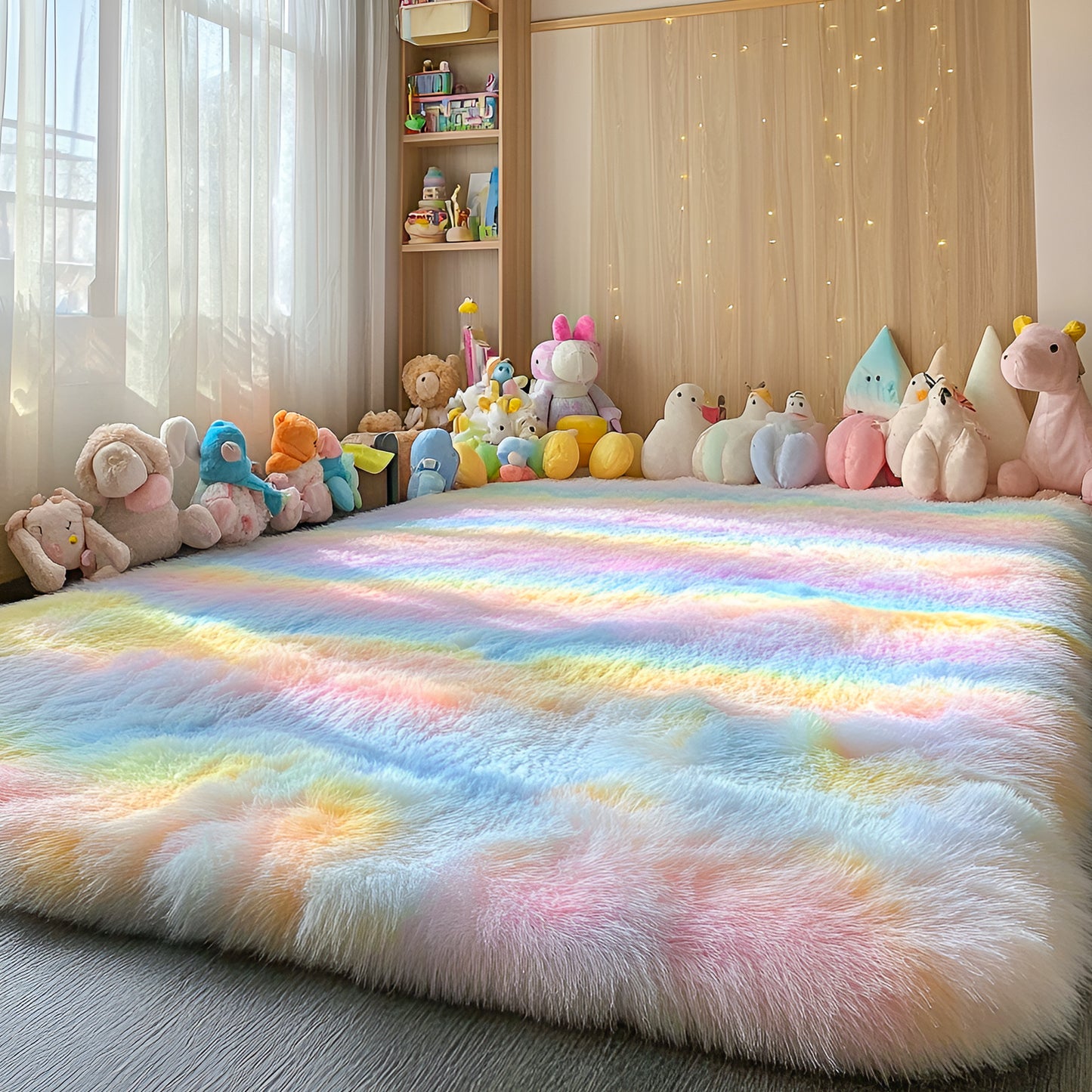 Shaggy Area Rugs, Soft Fluffy Indoor Carpet for Living Room Bedroom Decor