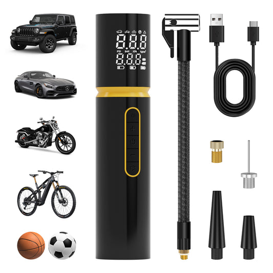 Pentantan Cordless Portable Tire Inflator, Air Compressor 160 PSI Air Pump with Automatic Shutoff for Car