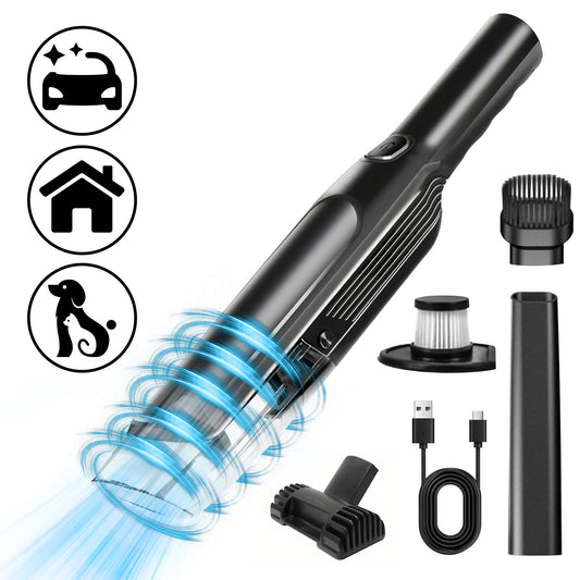 Pentantan Car Vacuum Cleaner, 9000Pa Cordless Handheld Vacuum, Lightweight Powerful Suction with Multi-Nozzles for Car