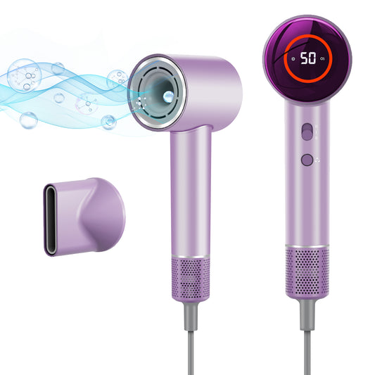 Hair Dryer, High-Speed Blow Dryer With 3 Heating Settings & 2 Speeds, 110,000 RPM Lightweight Ionic Hair Dryer, Low Noise, for Home, Travel, Salon, Gift