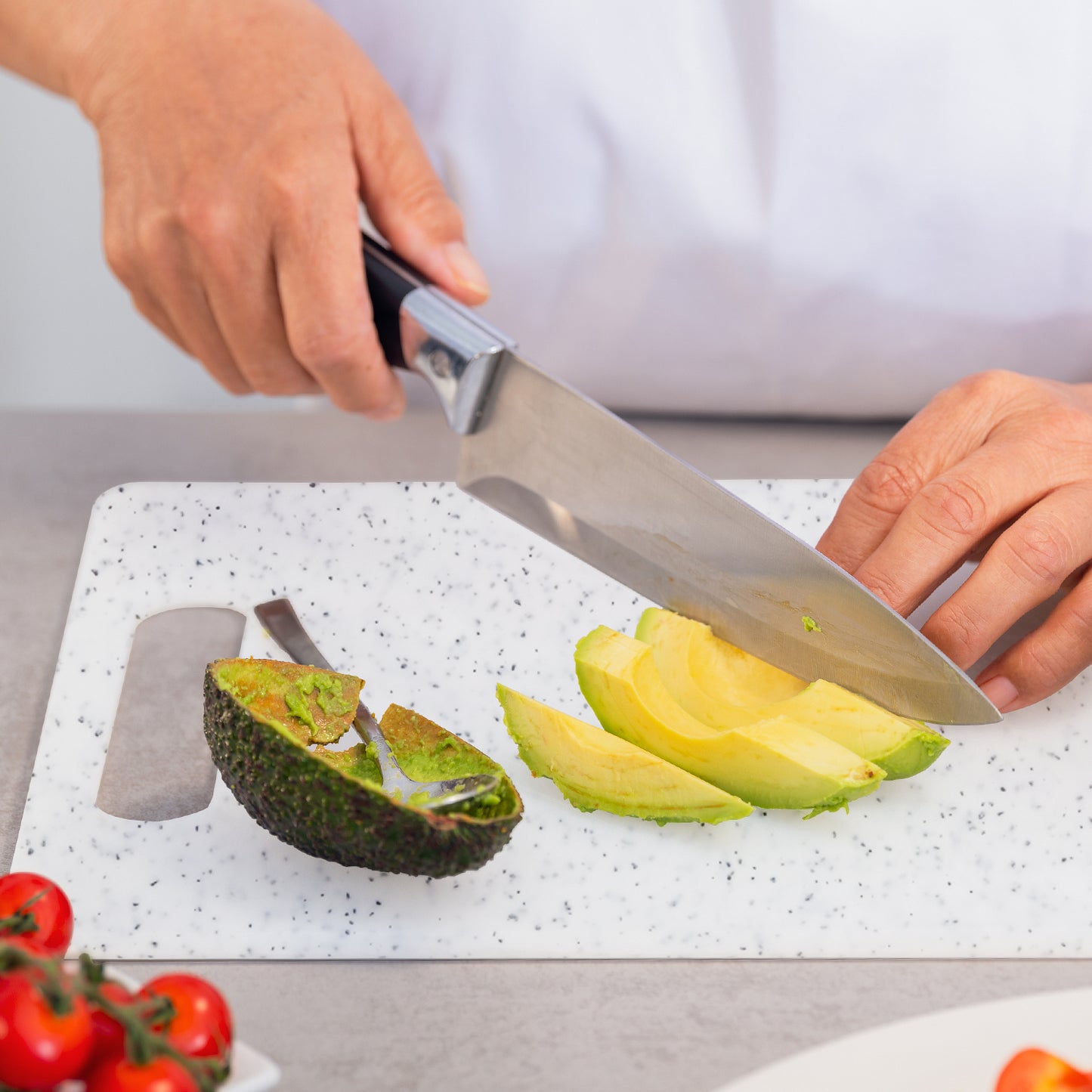 Soulgenix Cutting Boards for Kitchen, 3 Pieces Chopping Board with Non Slip Handles, Reversible Large Cutting Board Set, Dishwasher Safe