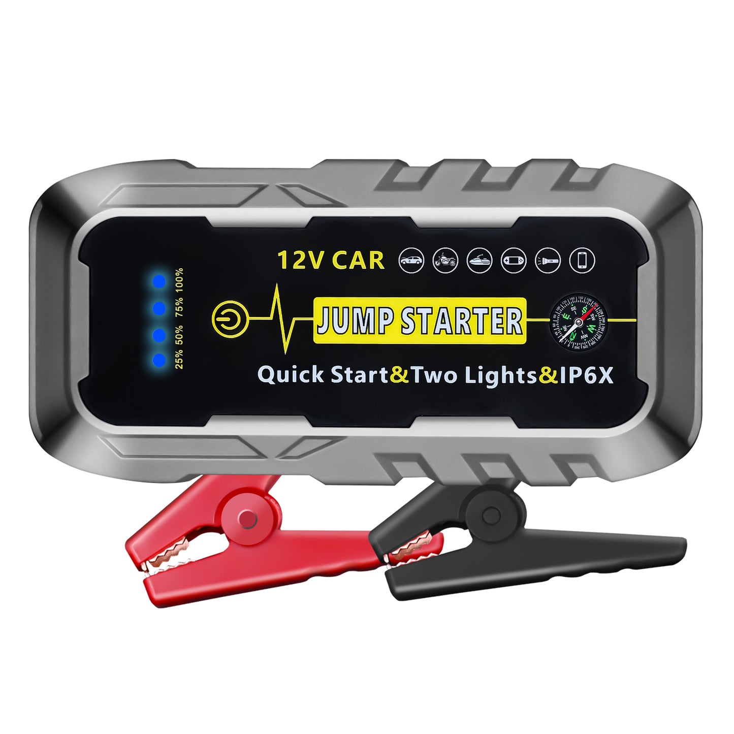 Pentantan Car Jump Starter, 3000A Portable Battery Jump Box, 12V Auto Battery Booster up to 8.0L Gas & 6.0L Diesel Engines