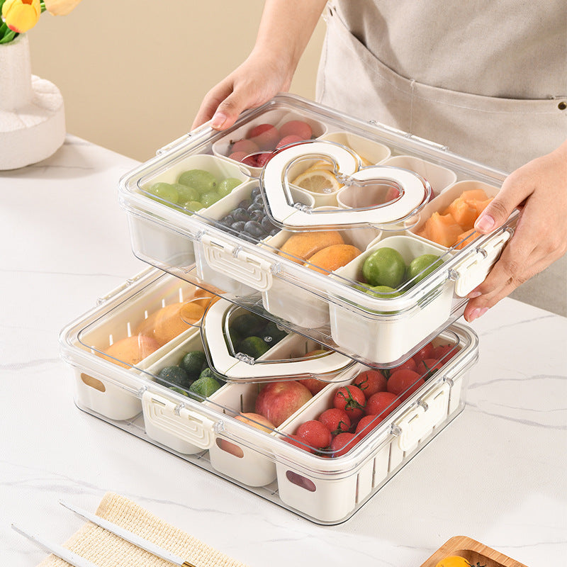 Divided Serving Tray with 8 Compartment