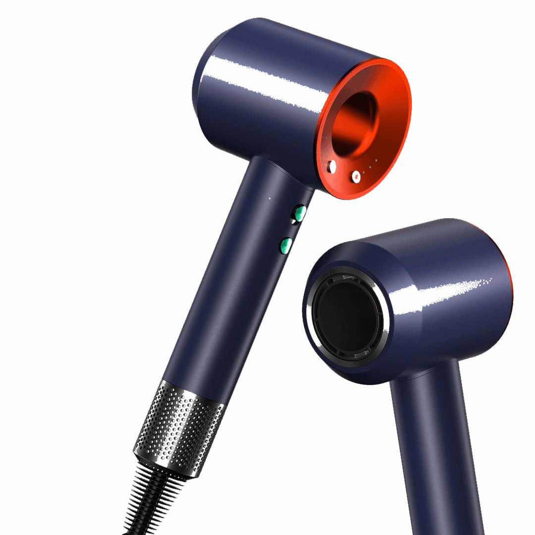 High-Speed Hair Dryer, Blow Dryer With 3 Heating Settings, 110,000 RPM Lightweight Ionic Hair Dryer, Low Noise, for Home, Travel, Salon, Gift, Blue