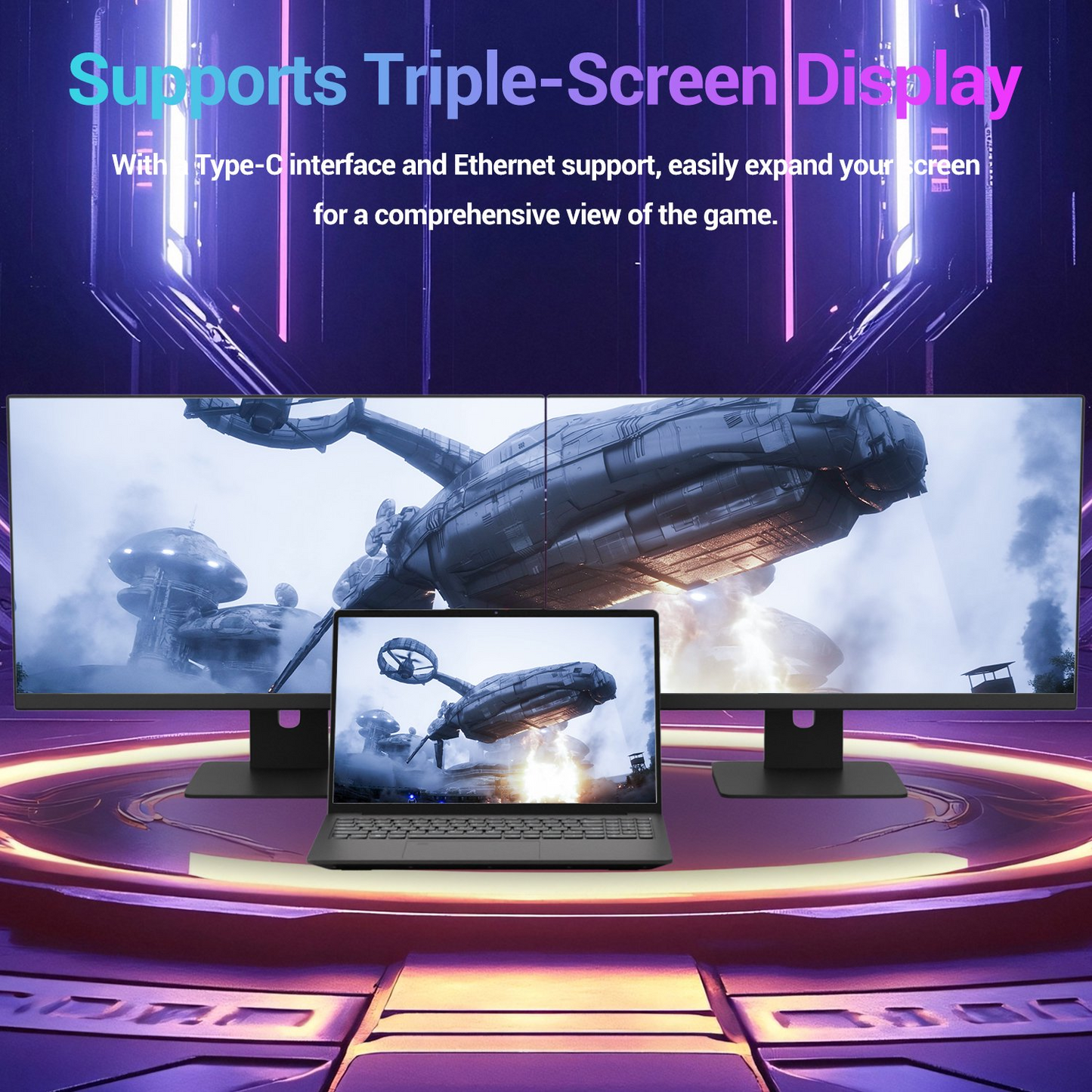 SANPTENT 16 inch 2.5K Gaming Laptop, AMD Ryzen 7-6800H, 16GB DDR5 RAM, 512GB SSD, AMD Radeon Graphics, WiFi 6, Backlit KB, Fingerprint, Win 11 Pro with Microsoft Office